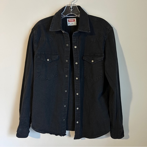 Wrangler Tops - Wrangler Women's Black Denim Shirt